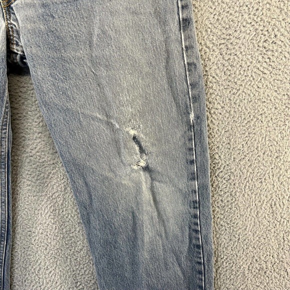 Levi's 550 Jeans Mens 36x32 Blue Denim Cotton Straight Leg Relaxed Fit 35x30 - Picture 4 of 16